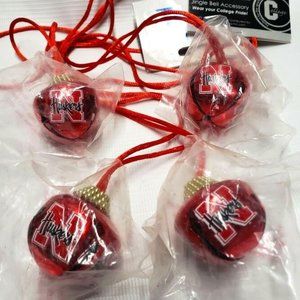 Nebraska Cornhuskers Bell Christmas Necklace Party Decoration NCAA BIG 10 NEW